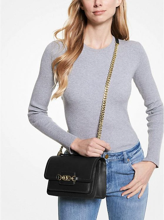 商品Michael Kors|Heather Large Leather Shoulder Bag,价格¥822,第4张图片详细描述