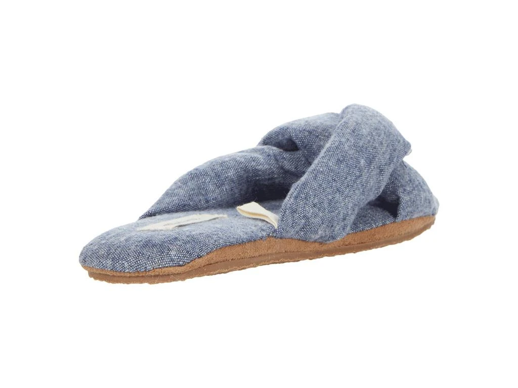 商品Madewell|Chambray Crisscross Scuff Slipper,价格¥144,第5张图片详细描述