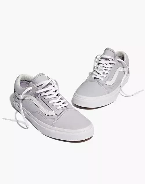 商品Madewell|Unisex Old Skool Lace-Up Sneakers in Tumbled Leather,价格¥317,第1张图片