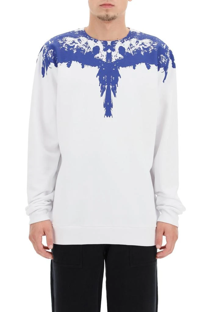 商品Marcelo Burlon|Marcelo burlon tempera wings crewneck sweatshirt,价格¥1480,第2张图片详细描述