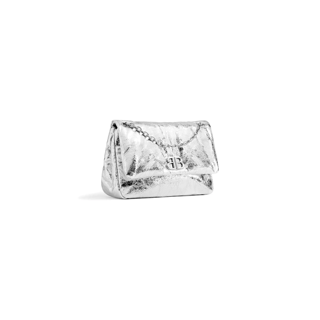 【预售】 巴黎世家 25春夏 女士 单肩包 MONACO 迷你金属包 7816722AASD8122  商品