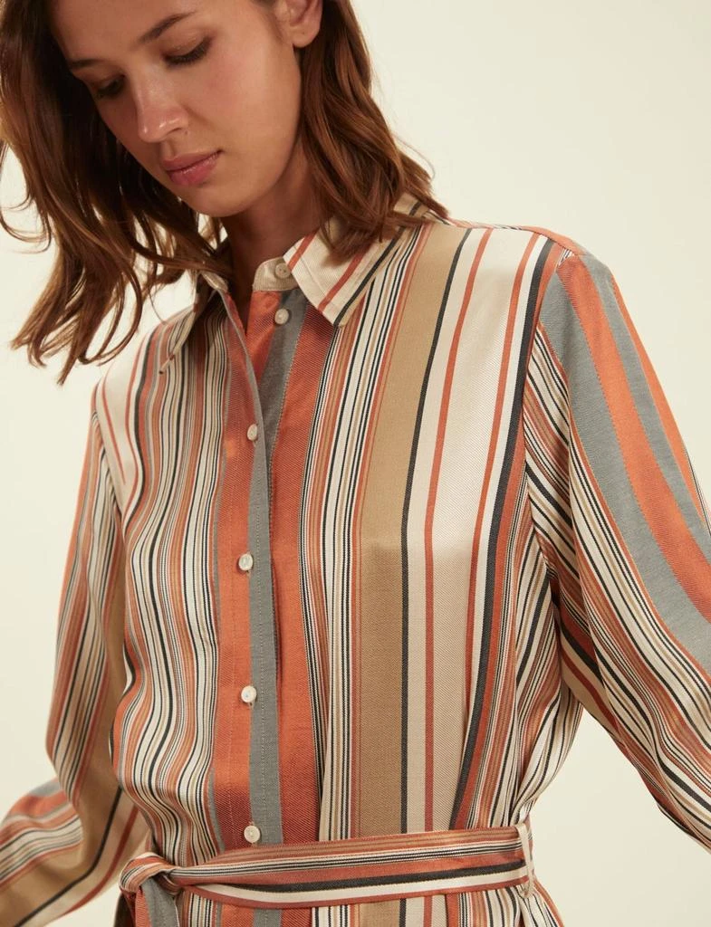 商品INES DE LA FRESSANGE|Camel Striped Love Dress,价格¥1900,第5张图片详细描述