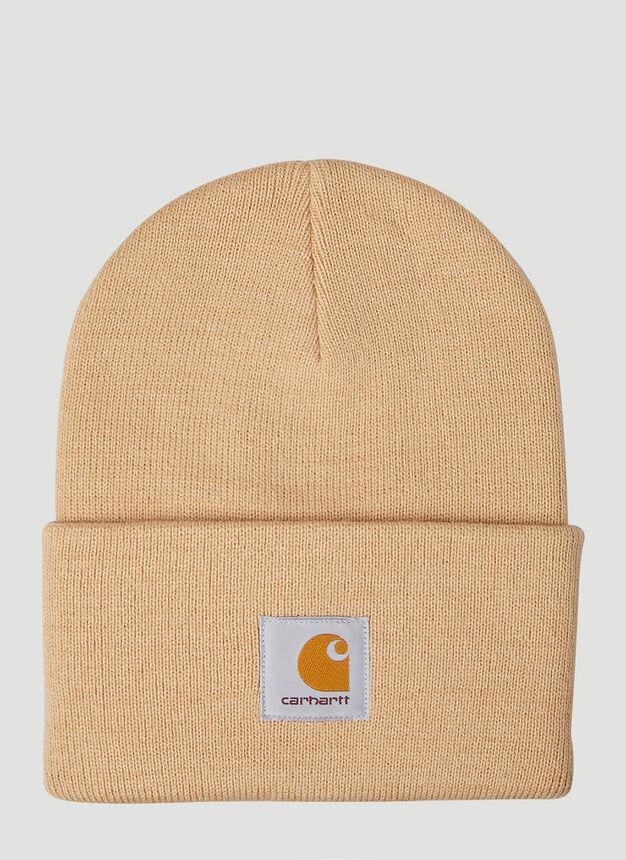 商品Carhartt|Logo Patch Watch Hat in Beige,价格¥147,第1张图片