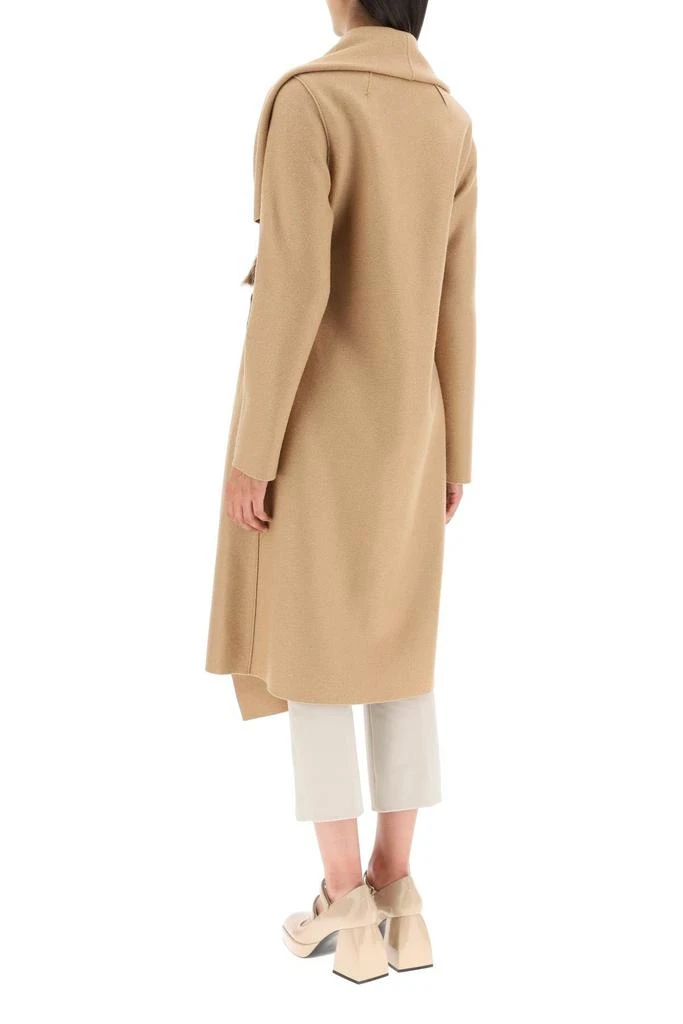 商品Harris Wharf London|LONG COAT IN PRESSED WOOL,价格¥2775,第4张图片详细描述