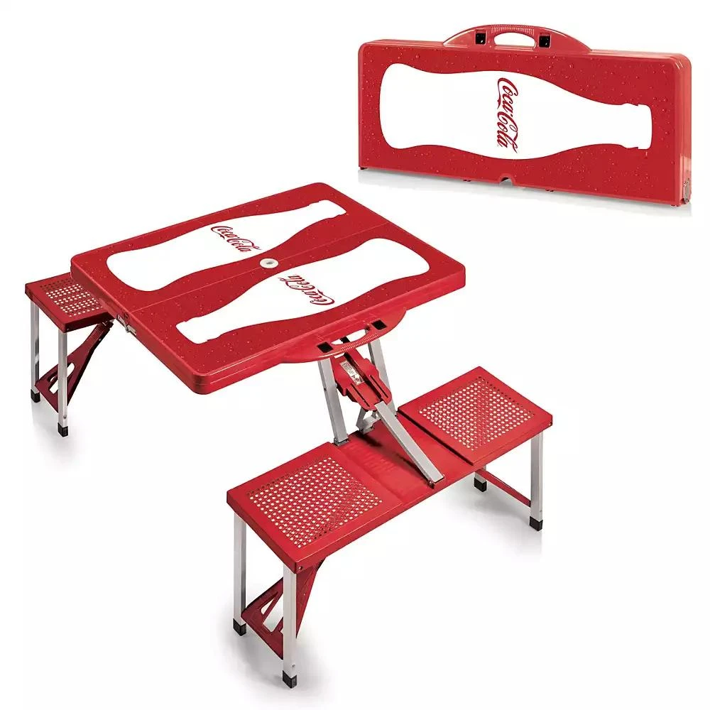 商品ONIVA|by Picnic Time Coca-Cola Picnic Table Portable Folding Table with Seats,价格¥2811,第3张图片详细描述