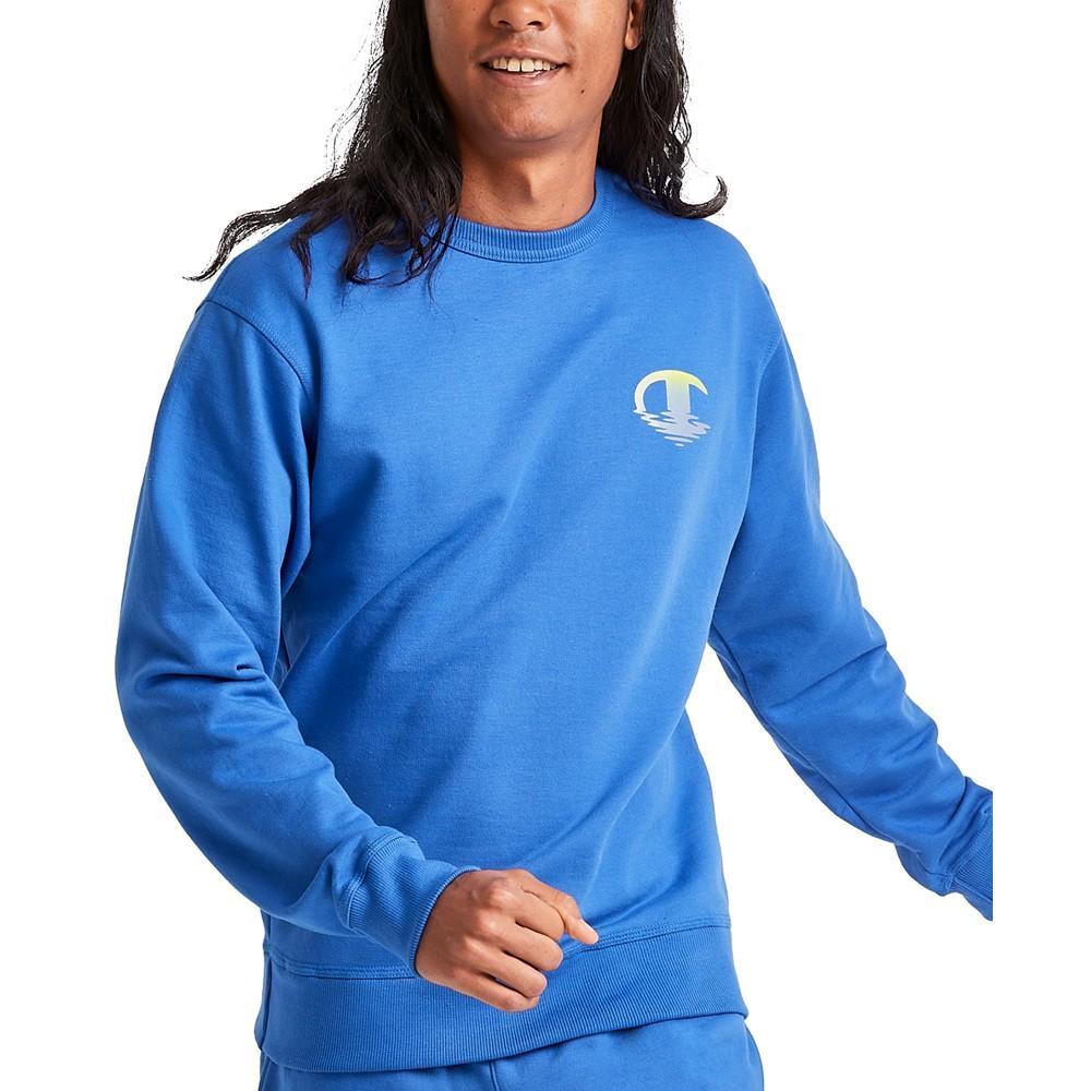 商品CHAMPION|Men's Standard-Fit Logo-Print Fleece Sweatshirt,价格¥132,第3张图片详细描述