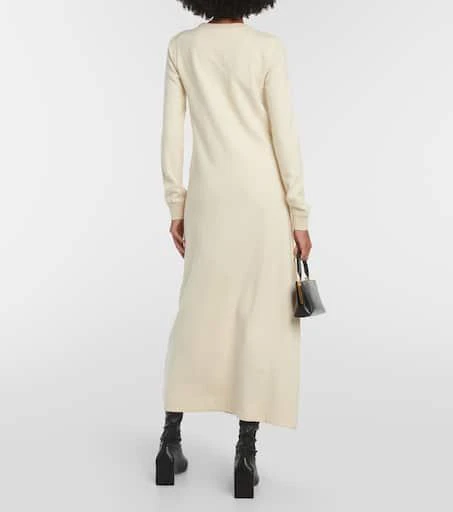 商品Jil Sander|羊毛与棉质中长连衣裙,价格¥5913,第3张图片详细描述