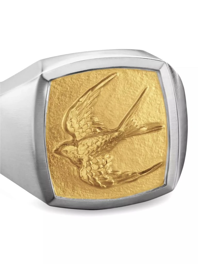 商品David Yurman|Waves Bird Pinky Ring in Sterling Silver,价格¥6706,第4张图片详细描述