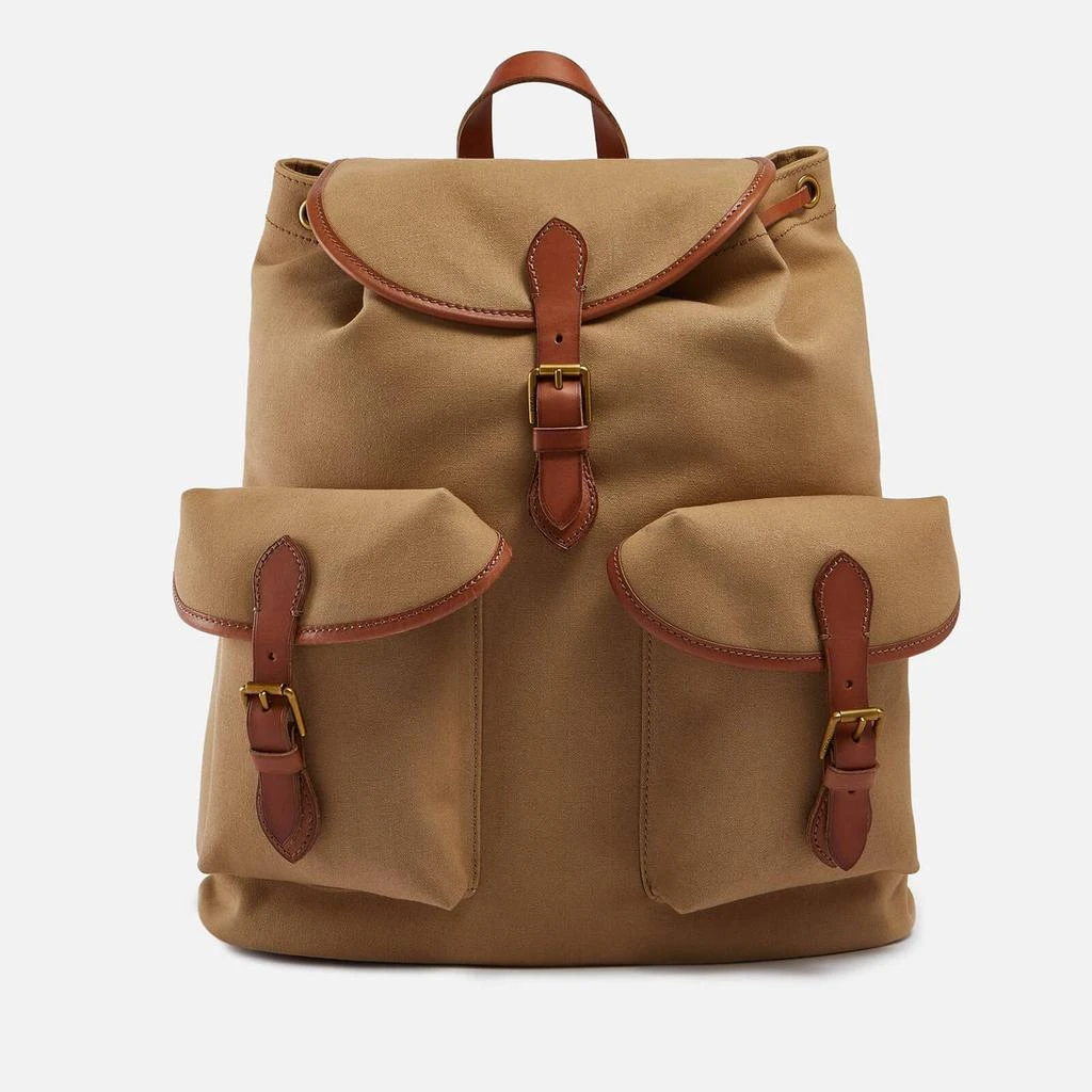 商品Ralph Lauren|Polo Ralph Lauren Leather-Trimmed Canvas Backpack,价格¥3066,第1张图片