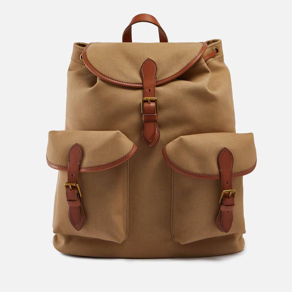 商品Ralph Lauren|Polo Ralph Lauren Leather-Trimmed Canvas Backpack,价格¥2731,第1张图片