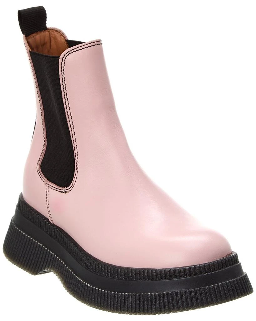 商品Ganni|GANNI Creepers Leather Chelsea Boot,价格¥1771,第1张图片