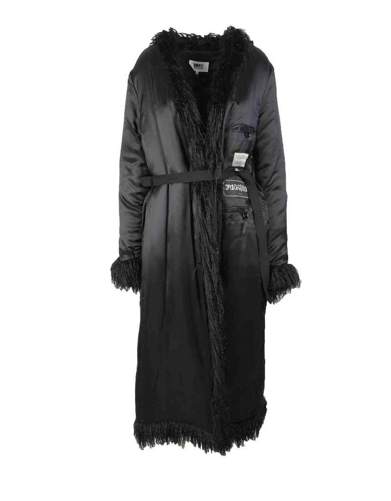 商品MM6|Women's Black Coat,价格¥3682,第1张图片