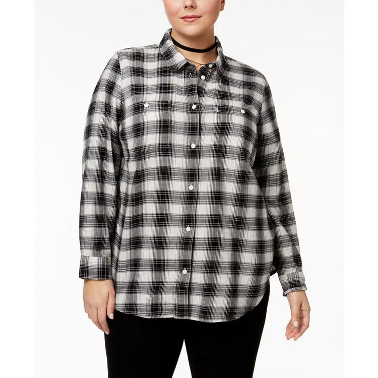 商品Levi's|® Plus Size Cotton Boyfriend Shirt,价格¥118,第1张图片