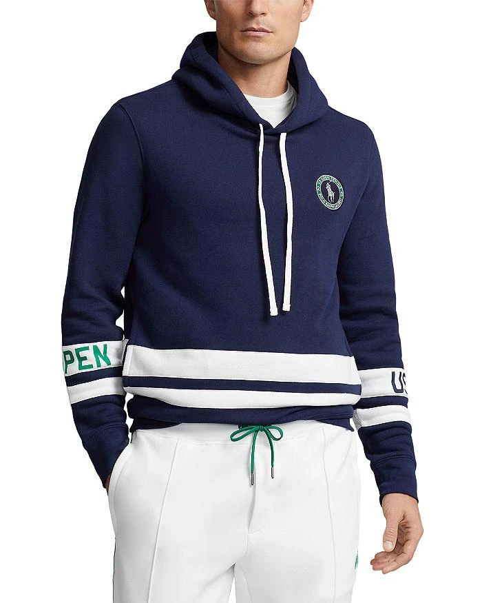 商品Ralph Lauren|US Open Striped Fleece Hoodie,价格¥757,第5张图片详细描述