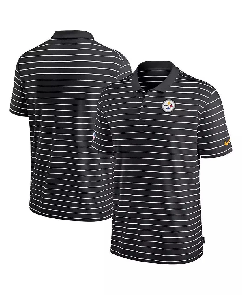 商品NIKE|Men's Black Pittsburgh Steelers Sideline Lock Up Victory Performance Polo Shirt,价格¥421,第1张图片