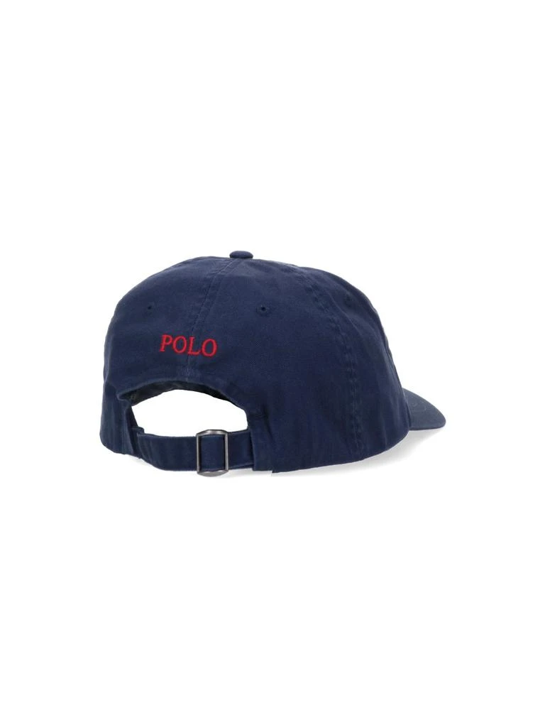 商品Ralph Lauren|Polo Ralph Lauren Logo Embroidered Curved Peak Baseball Cap,价格¥315,第2张图片详细描述