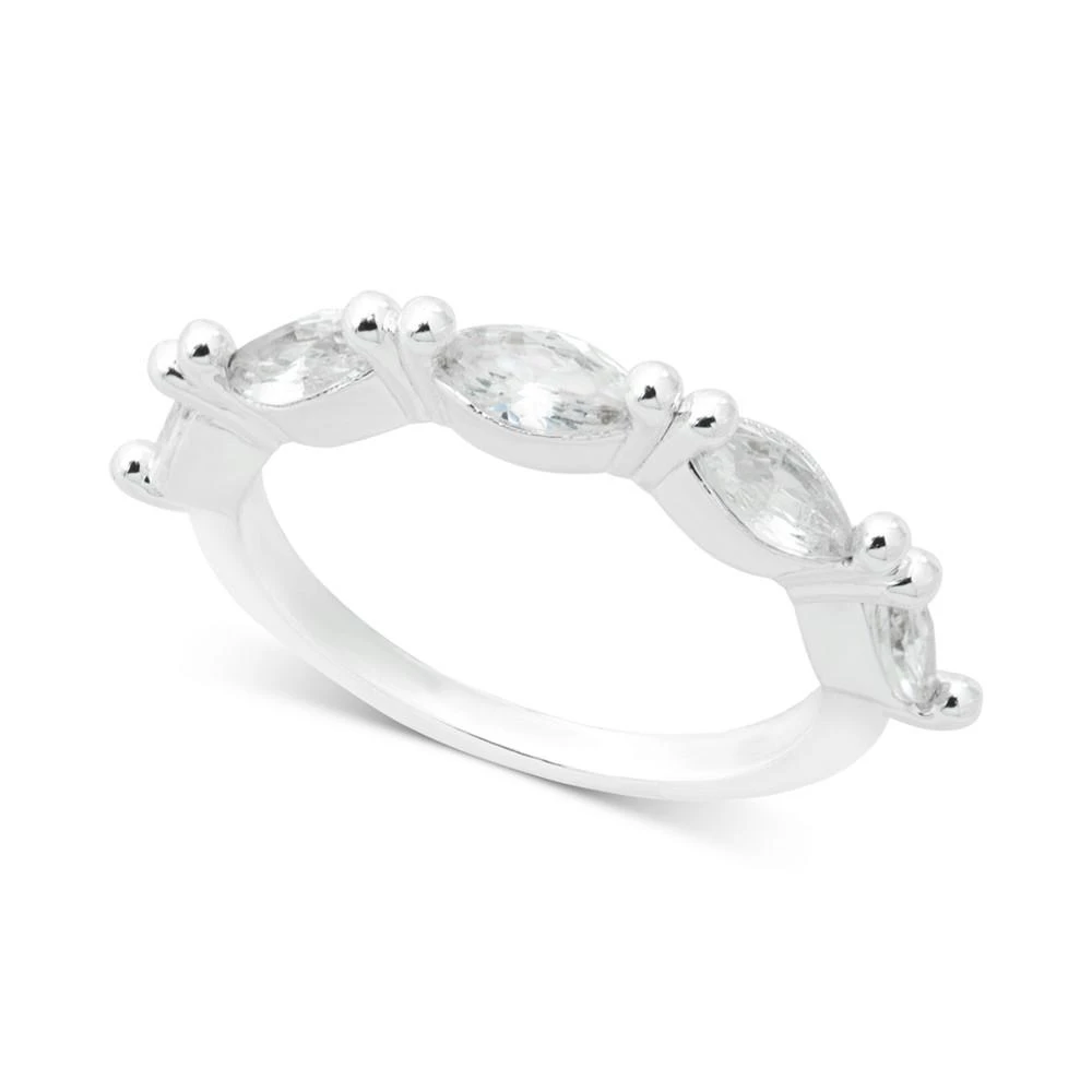 商品Charter Club|Silver-Tone Marquise Crystal Stack Ring, Created for Macy's,价格¥67,第1张图片