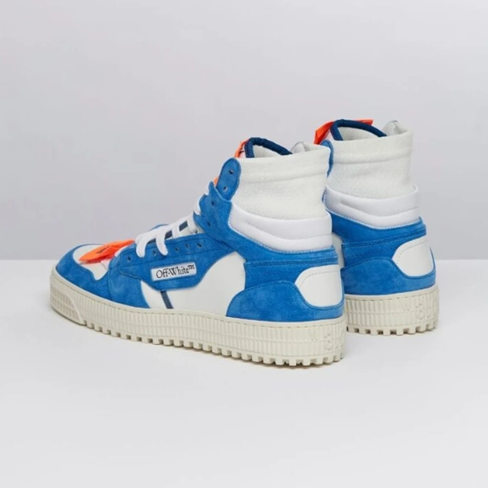 OFF WHITE 蓝色男士帆布鞋 OMIA065F21LEA003-4510 商品