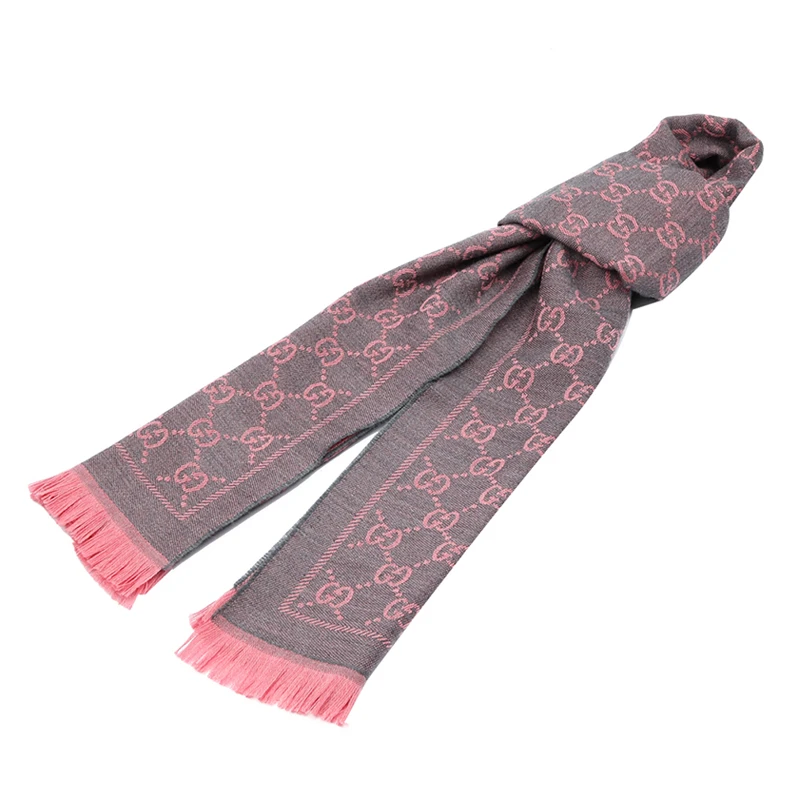 GUCCI 拼色女士围巾 133483-3G200-1272 商品