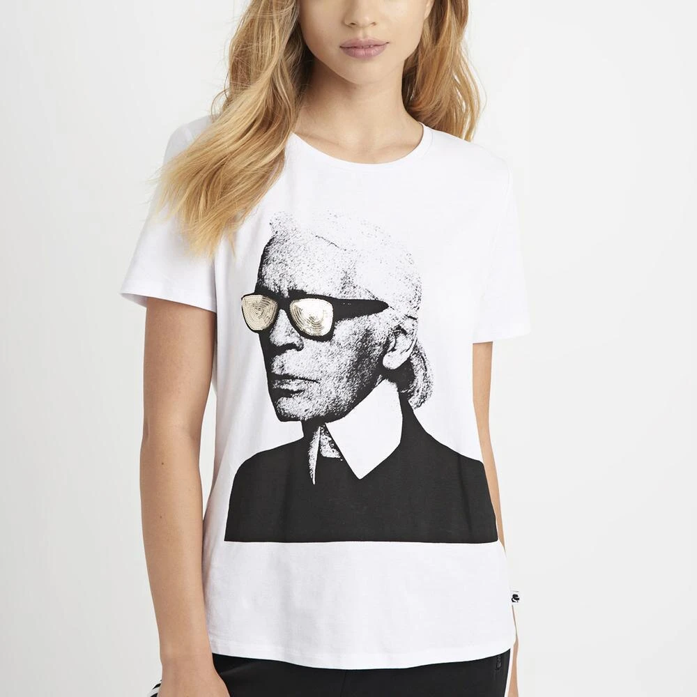 KARL WITH SEQUIN SUNGLASSES TEE 商品