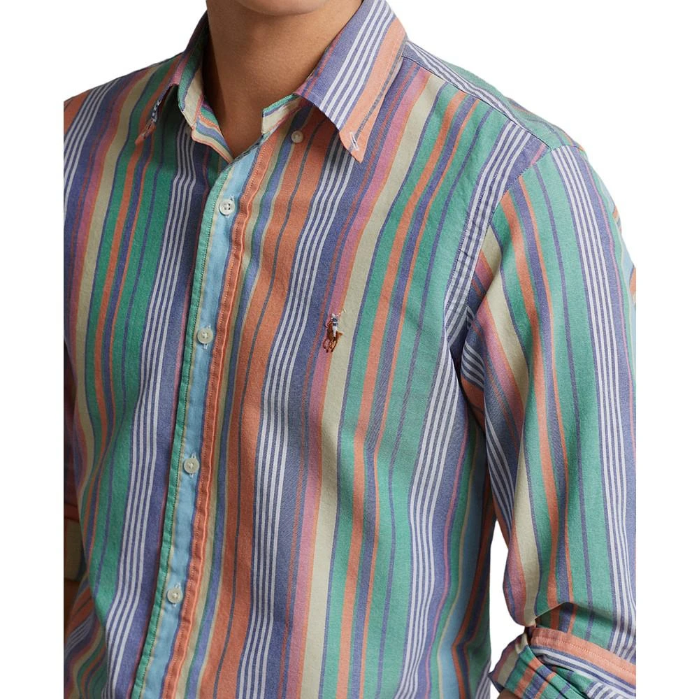 商品Ralph Lauren|Men's Classic-Fit Striped Oxford Shirt,价格¥368,第3张图片详细描述