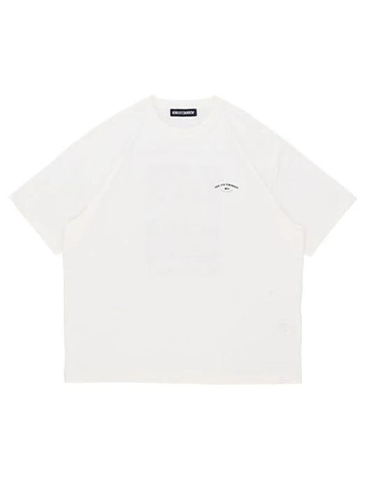 商品NOWANDTOMORROW|Flower Oversize Short Sleeve Shirt _ White,价格¥504,第2张图片详细描述
