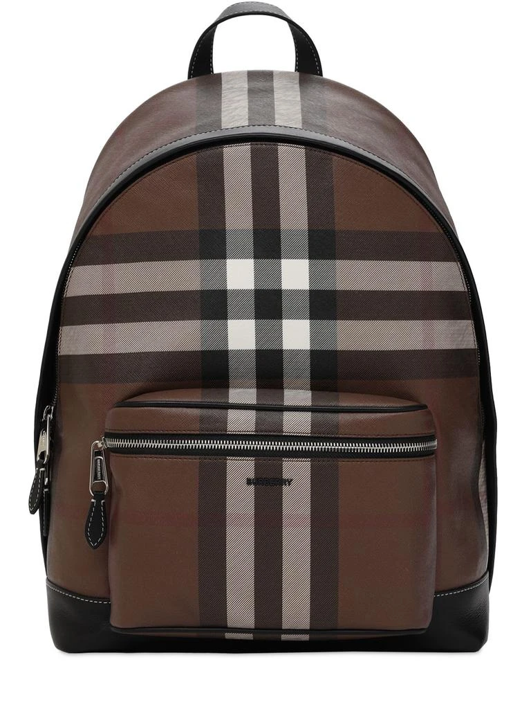 商品Burberry|Jett Check E-canvas Backpack,价格¥13378,第1张图片