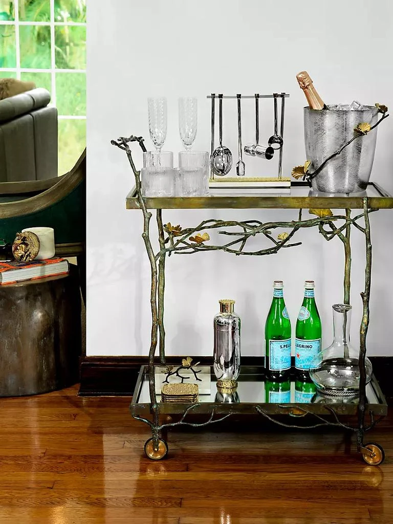 商品Michael Aram|Butterfly Ginkgo Bar Cart,价格¥27598,第2张图片详细描述