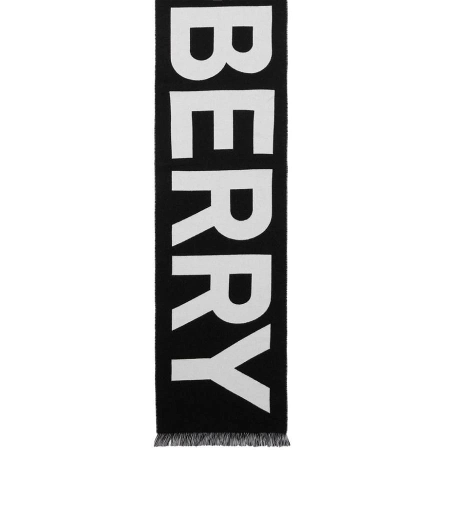 商品Burberry|Wool Jacquard Logo Scarf,价格¥2737,第4张图片详细描述