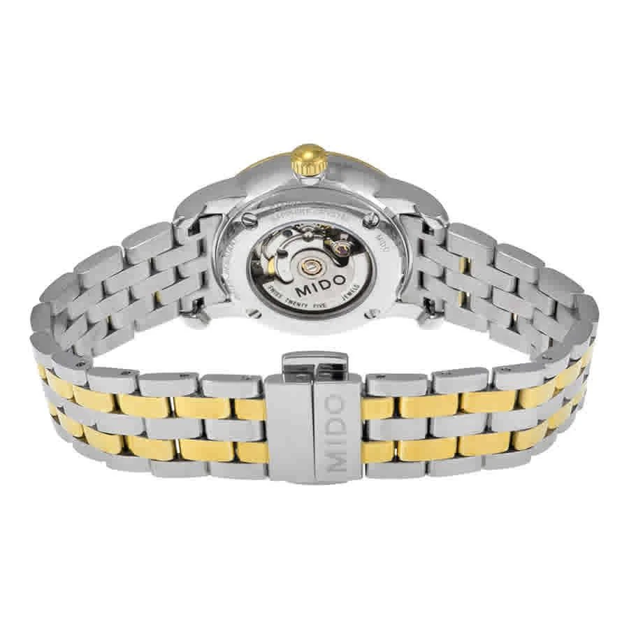 商品MIDO|Baroncelli II Automatic White Dial Two-tone Ladies Watch M76009261,价格¥3684,第3张图片详细描述