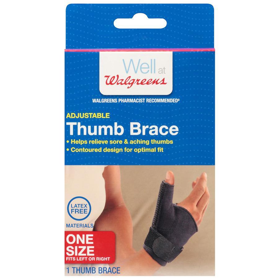 商品Walgreens|Adjustable Thumb Brace One Size One Size,价格¥64,第1张图片