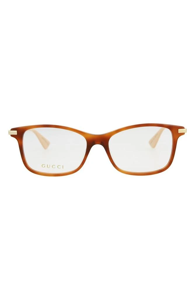 商品Gucci|Fashion 55mm Square Optical Glasses,价格¥1125,第1张图片