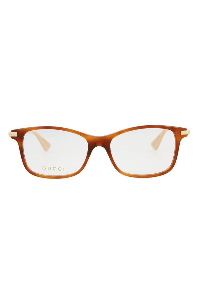 商品Gucci|Fashion 55mm Square Optical Glasses,价格¥1117,第1张图片