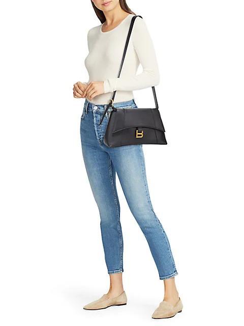 商品Balenciaga|Soft Hourglass Leather Shoulder Bag,价格¥15965,第4张图片详细描述