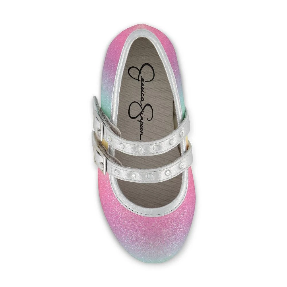 商品Jessica Simpson|Toddler Girls Mary Jane Ballet Flat Shoes,价格¥150,第4张图片详细描述