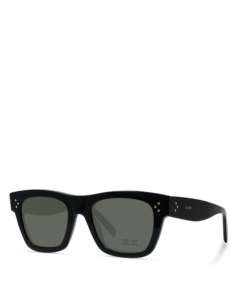 Unisex Rectangular Sunglasses, 51mm商品第1张图片规格展示