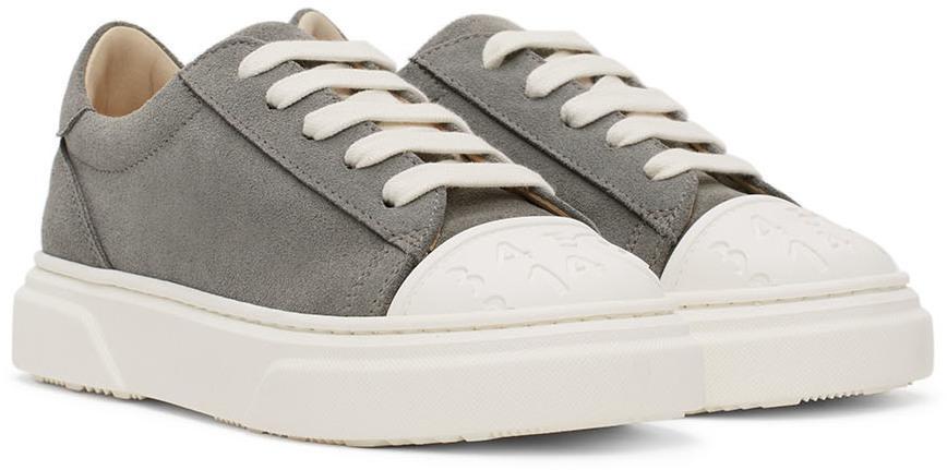 商品MAISON MARGIELA|Kids Grey Lace-Up Sneakers,价格¥1936,第6张图片详细描述