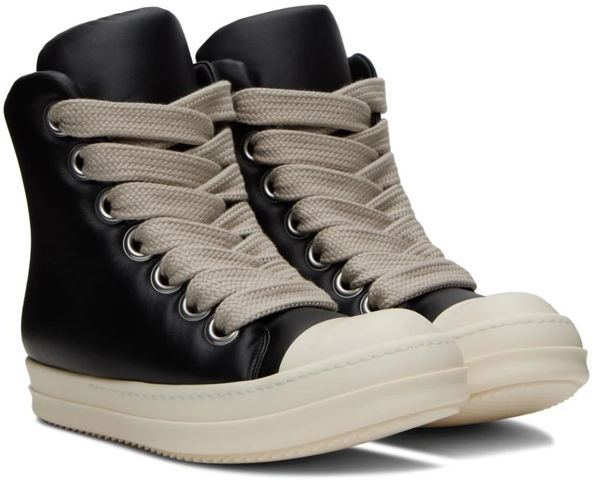 商品Rick Owens|Black Leather Sneakers,价格¥6386,第4张图片详细描述