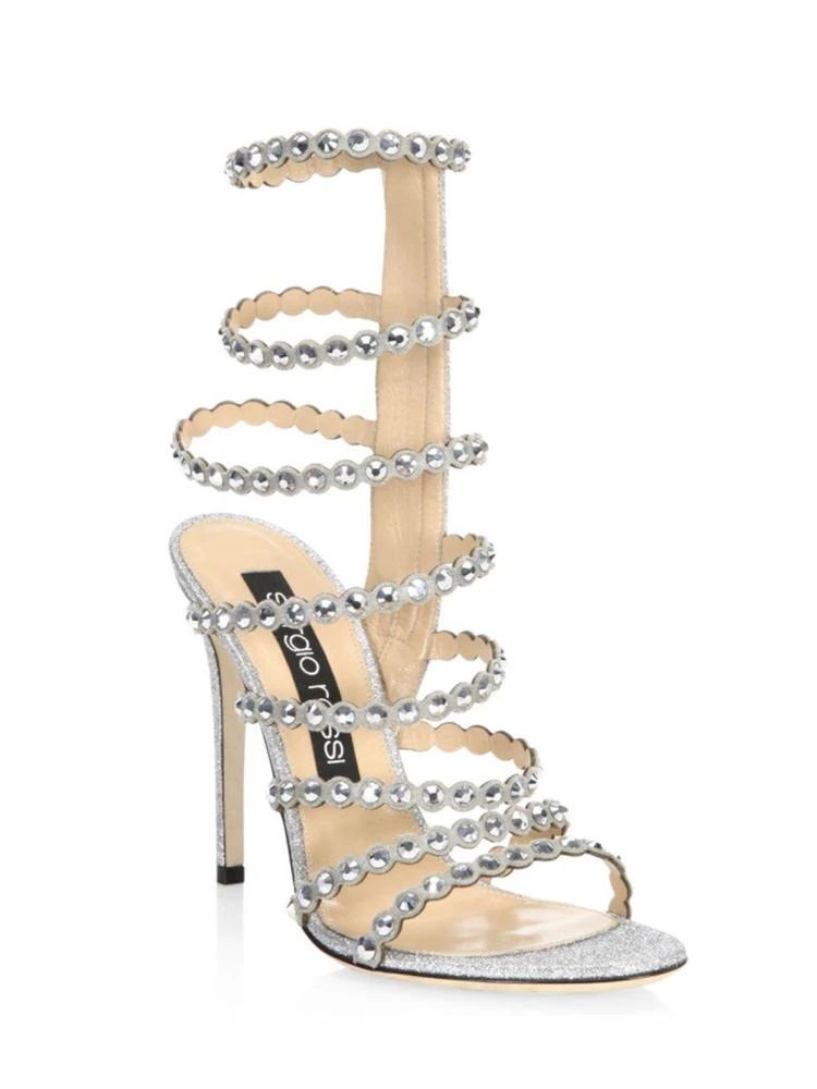 商品Sergio Rossi|Crystal-Embellished Gladiator Sandals,价格¥3448,第1张图片