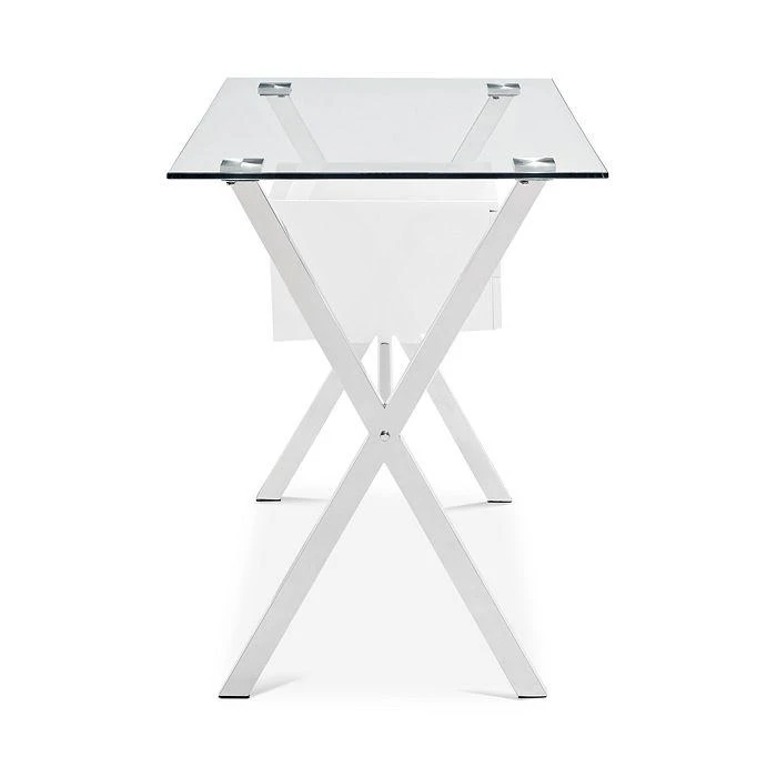 商品Modway|Stasis Glass Top Office Desk,价格¥3728,第3张图片详细描述