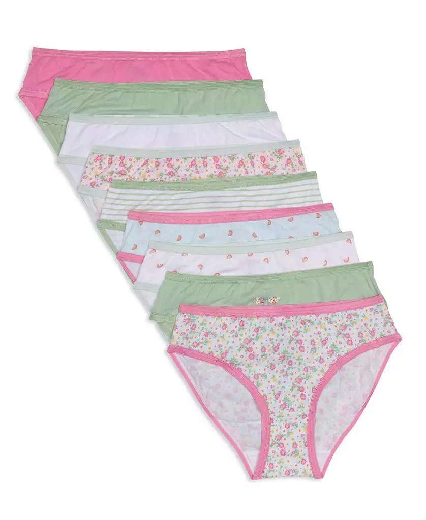 商品Maidenform|Little Girls Sketchy Floral Bikini Underwear, Pack of 9,价格¥78,第1张图片