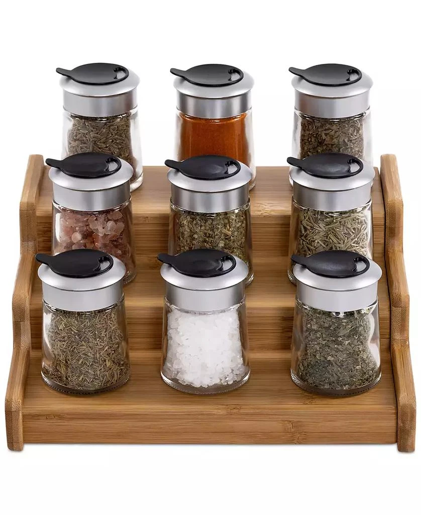 3-Tier Expandable Bamboo Spice Rack Cabinet Organizer 商品