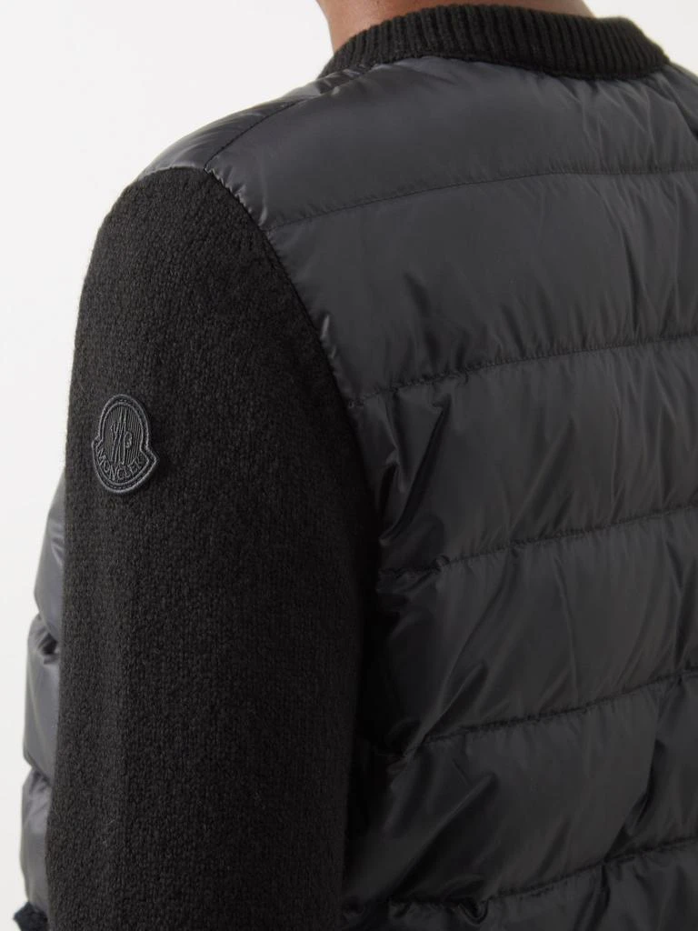 商品Moncler|Quilted wool and down jacket,价格¥7645,第3张图片详细描述