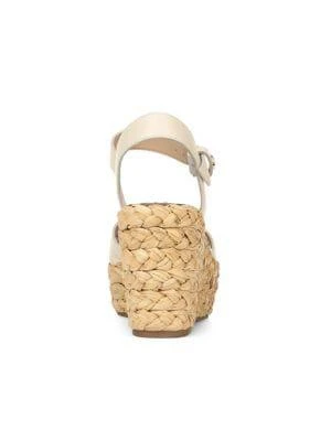 商品Sam Edelman|Darline Leather Platform Wedge Espadrilles,价格¥138,第3张图片详细描述