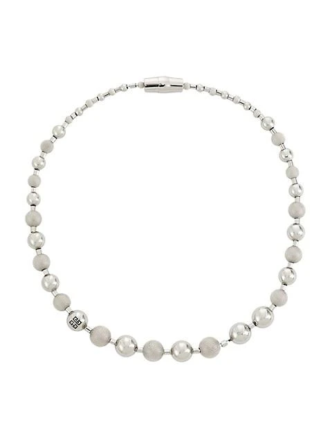 商品Givenchy|Chito Silvertone Metal Ball Chain Necklace,价格¥4669,第1张图片