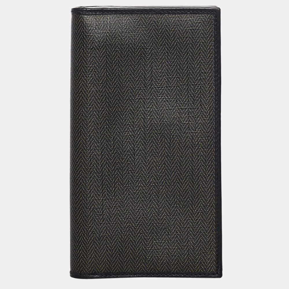商品[二手商品] BVLGARI|Bvlgari Black/Pink Elettra Collezione Canvas Wallet,价格¥3313,第4张图片详细描述