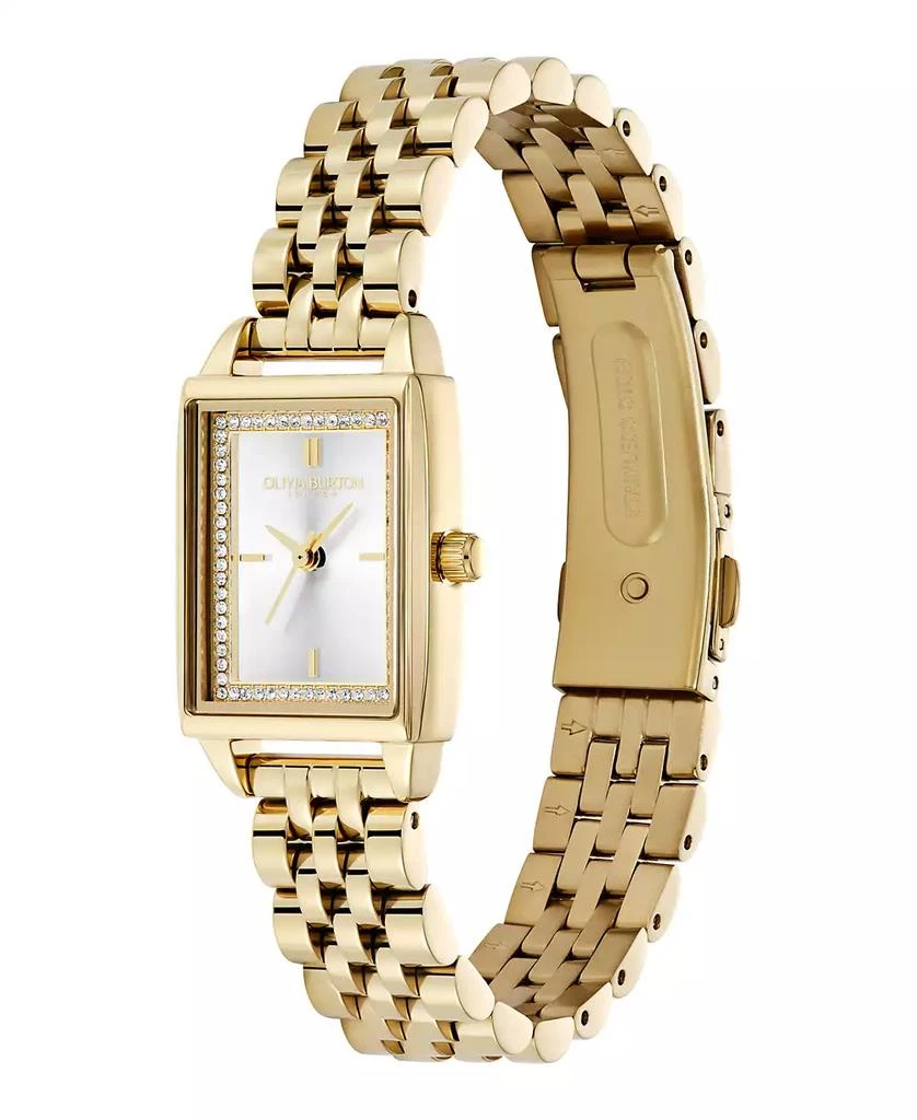商品Olivia Burton|Women's Quartz Gold-Tone Stainless Steel Bracelet Watch 25.5mm x 20.5mm,价格¥1444,第2张图片详细描述