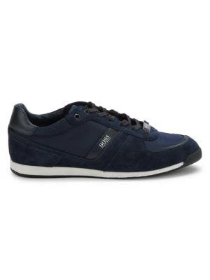 商品Hugo Boss|Maze Mix Media Sneakers,价格¥809,第1张图片