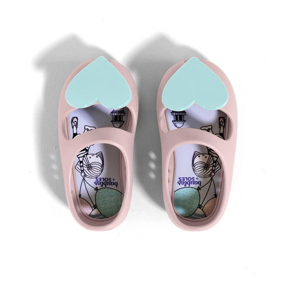 商品Baubles + Soles|Toddler Girls Kaia Shoes with Twist Lock Slip-On Interchangeable Flat,价格¥374,第1张图片