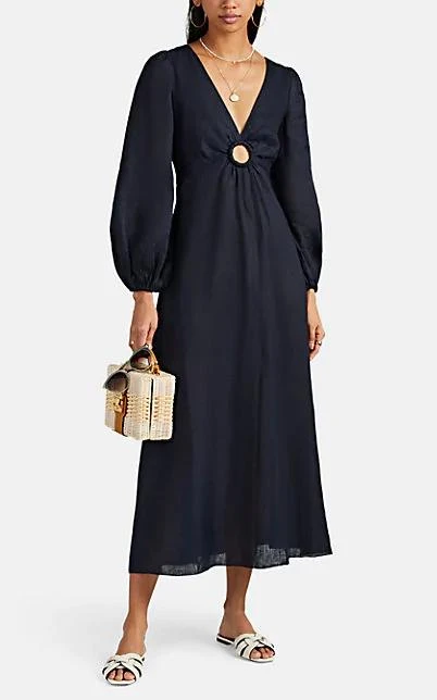 商品Zimmermann|Ring-Cutout Linen Maxi Dress,价格¥1547,第2张图片详细描述